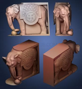 3D мадэль Карлсберг Слон (STL)